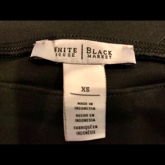 WHITE HOUSE BLACK MARKET LEATHER LEGGING - Picture 4 of 4